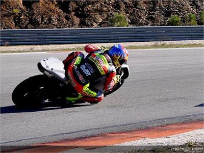 Dominique Aegerter Moto2 trials