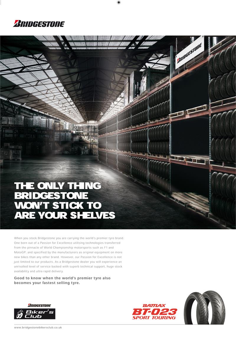 Bridgestone Warehouse advert