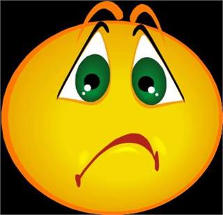 Sad face