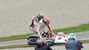Lorenzo/Simoncelli crash